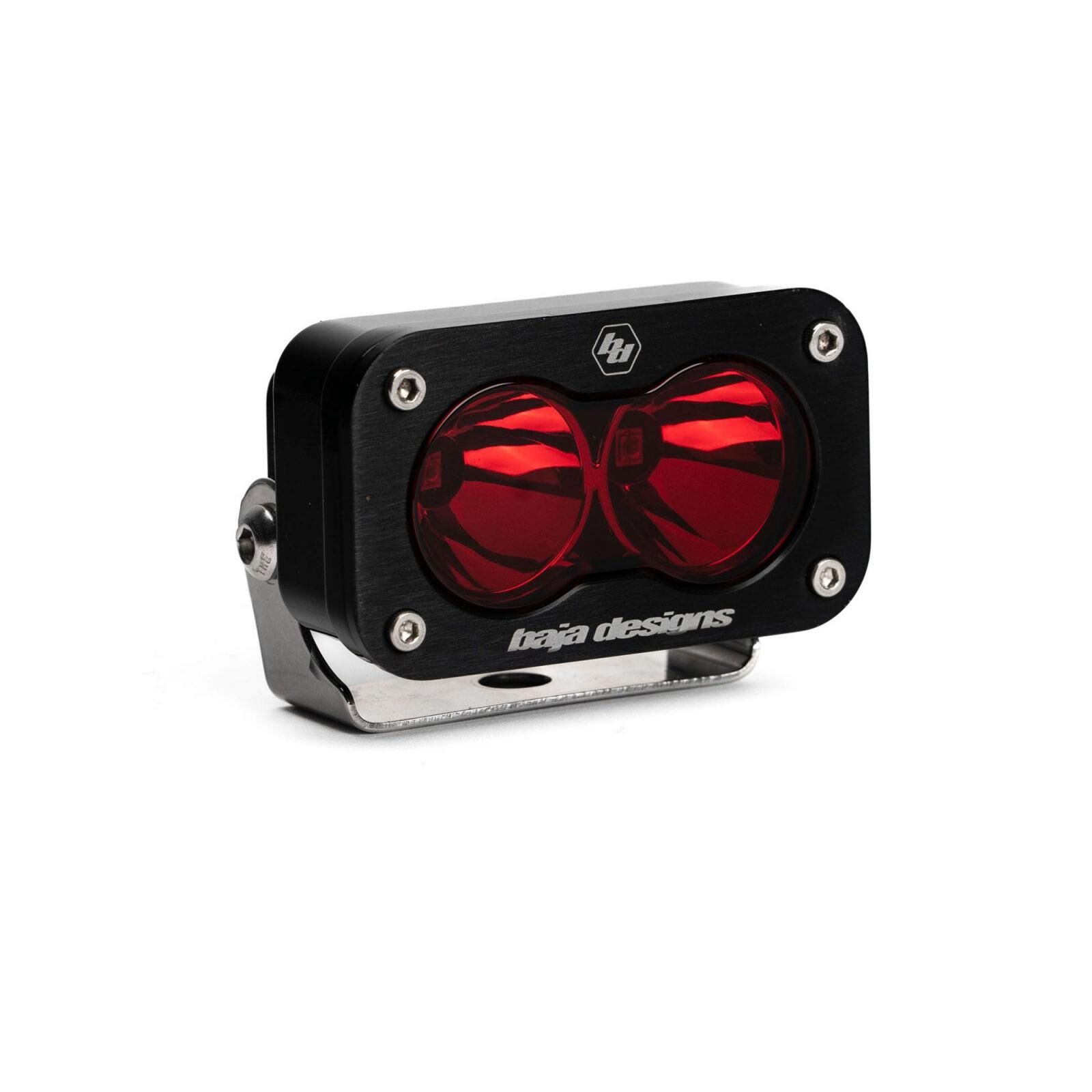 S2 Red LED Auxiliary Light Pod Spot Red Baja Desgins - 54-0120-RD