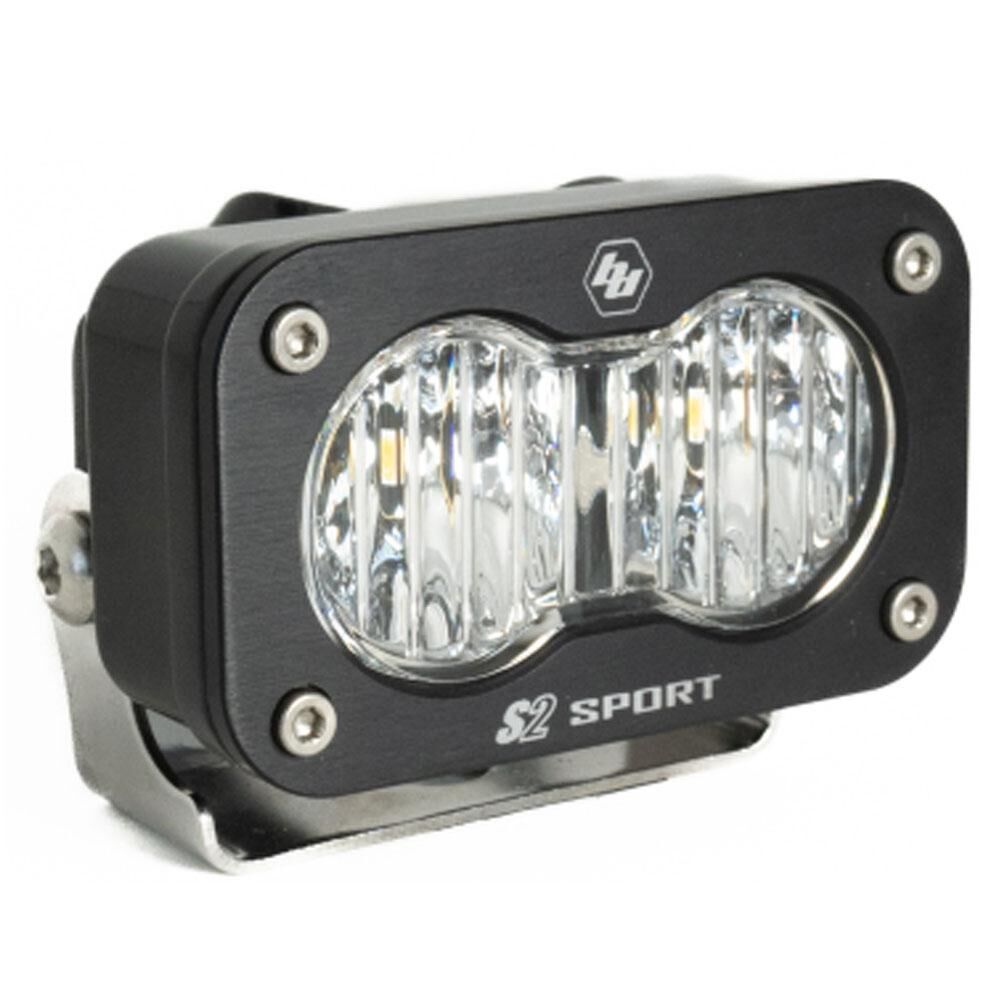 LED Work Light Clear Lens Wide Cornering Pattern Each S2 Sport by Baja Designs - 540005