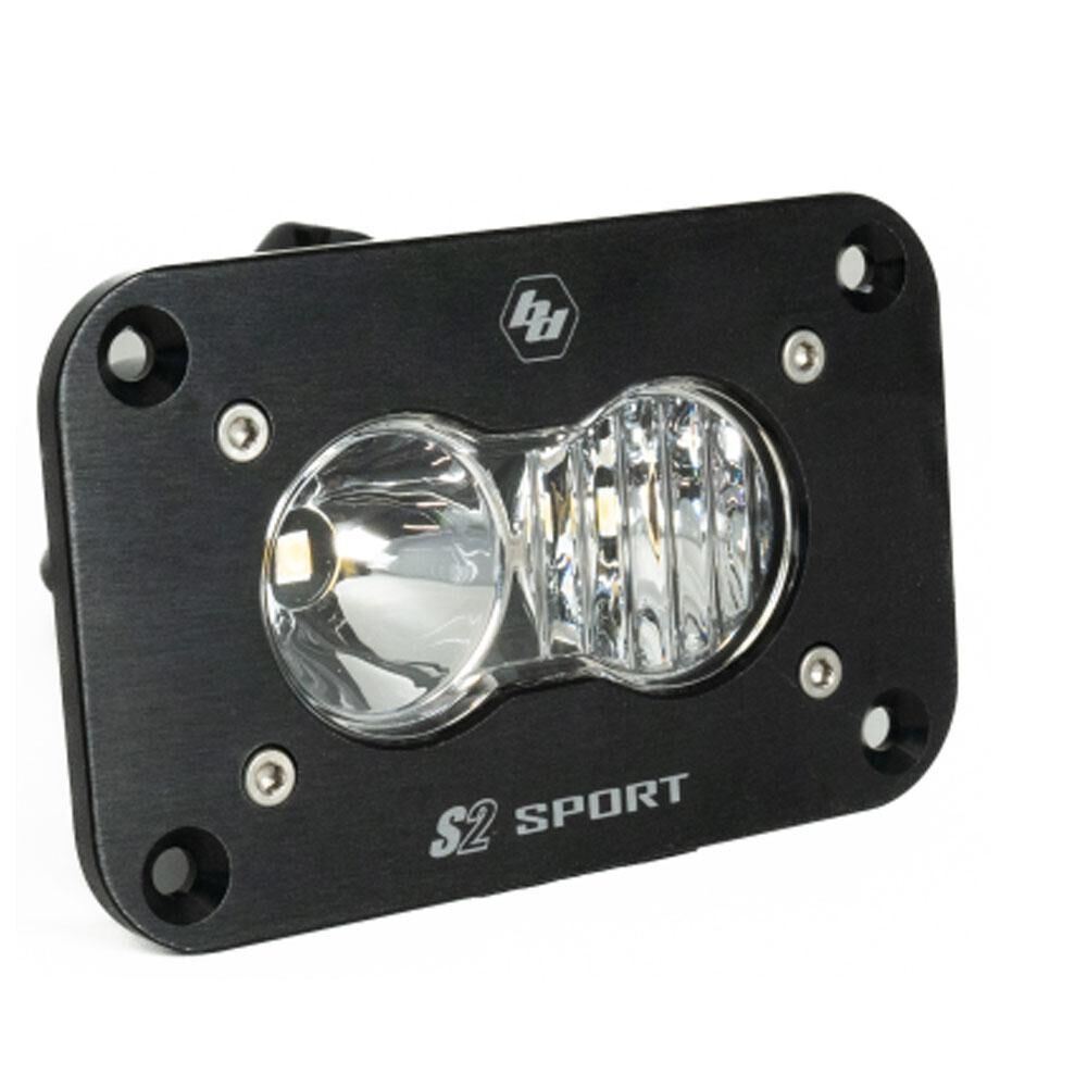 LED Work Light Clear Lens Driving Combo Pattern Flush Mount Each S2 Sport by Baja Designs - 541003