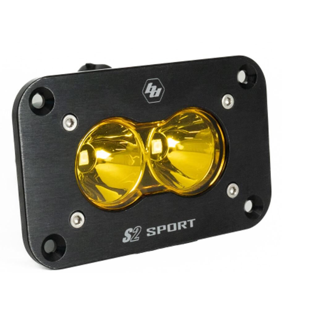 LED Work Light Baja Amber Lens Spot Pattern Flush Mount Each S2 Sport by Baja Designs - 541011