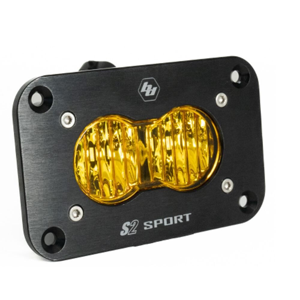 S2 Sport LED Wide Cornering Baja Amber Flush Mount by Baja Designs - 541015