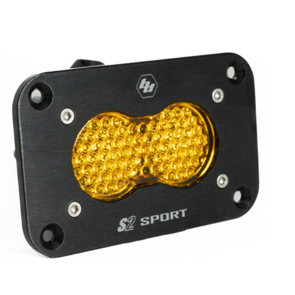 LED Work Light Baja Amber Lens Work/Scene Pattern Flush Mount Each S2 Sport by Baja Designs - 541016