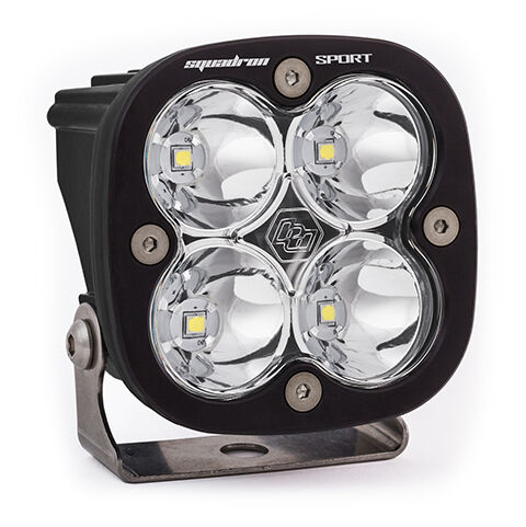 LED Light Pod Spot Pattern Clear Black Squadron Sport by Baja Designs - 550001