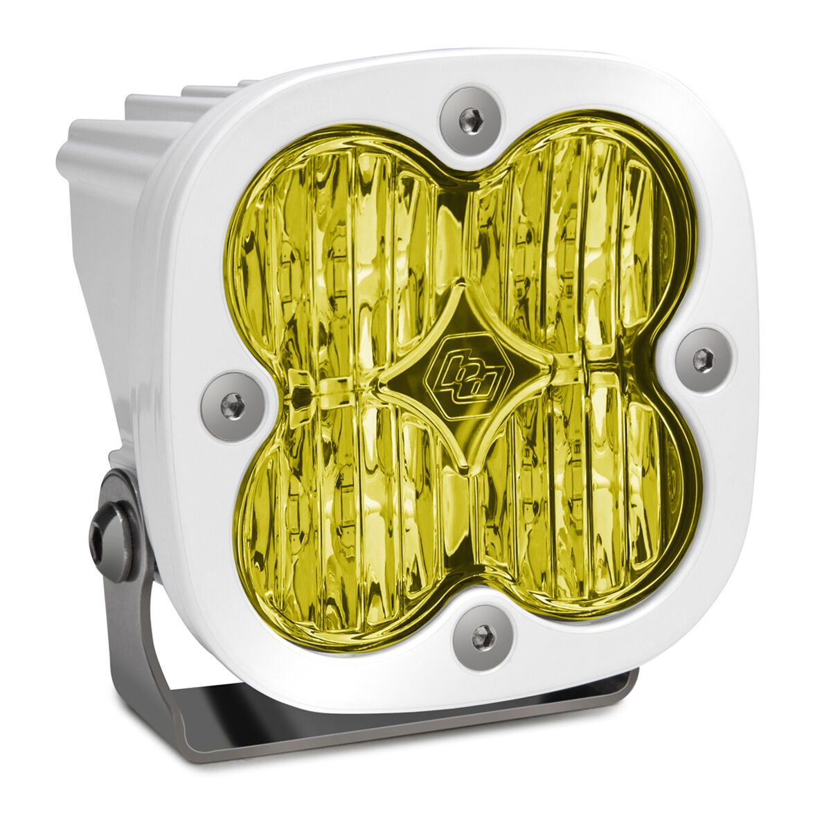 LED Light Pod Wide Cornering Pattern Baja Amber White Squadron Sport by Baja Designs - 550015WT