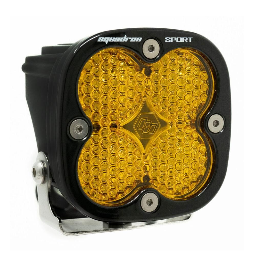 LED Light Pod Work/Scene Pattern Baja Amber Black Squadron Sport by Baja Designs - 550016