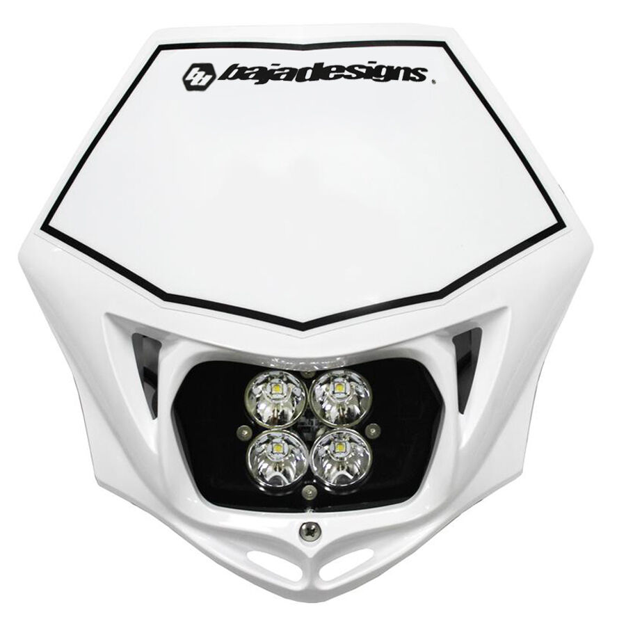 Motorcycle Race Light LED DC White Squadron Sport by Baja Designs - 557001WT
