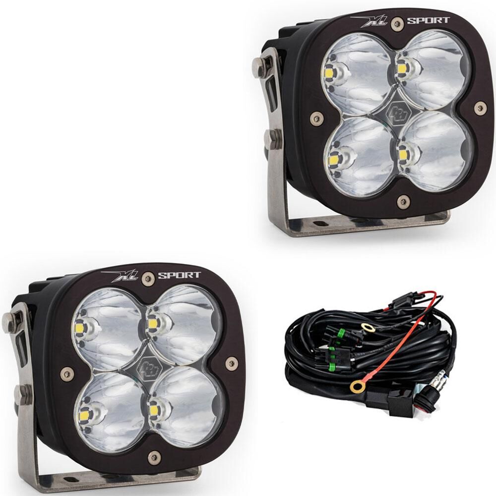 LED Light Pods High Speed Spot Pattern Pair XL Sport Series by Baja Designs - 567801