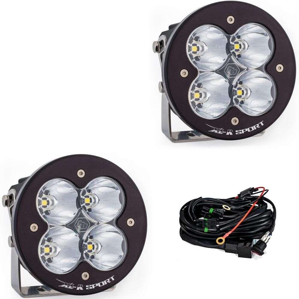 LED Light Pods High Speed Spot Pattern Pair XL R Sport Series by Baja Designs - 577801