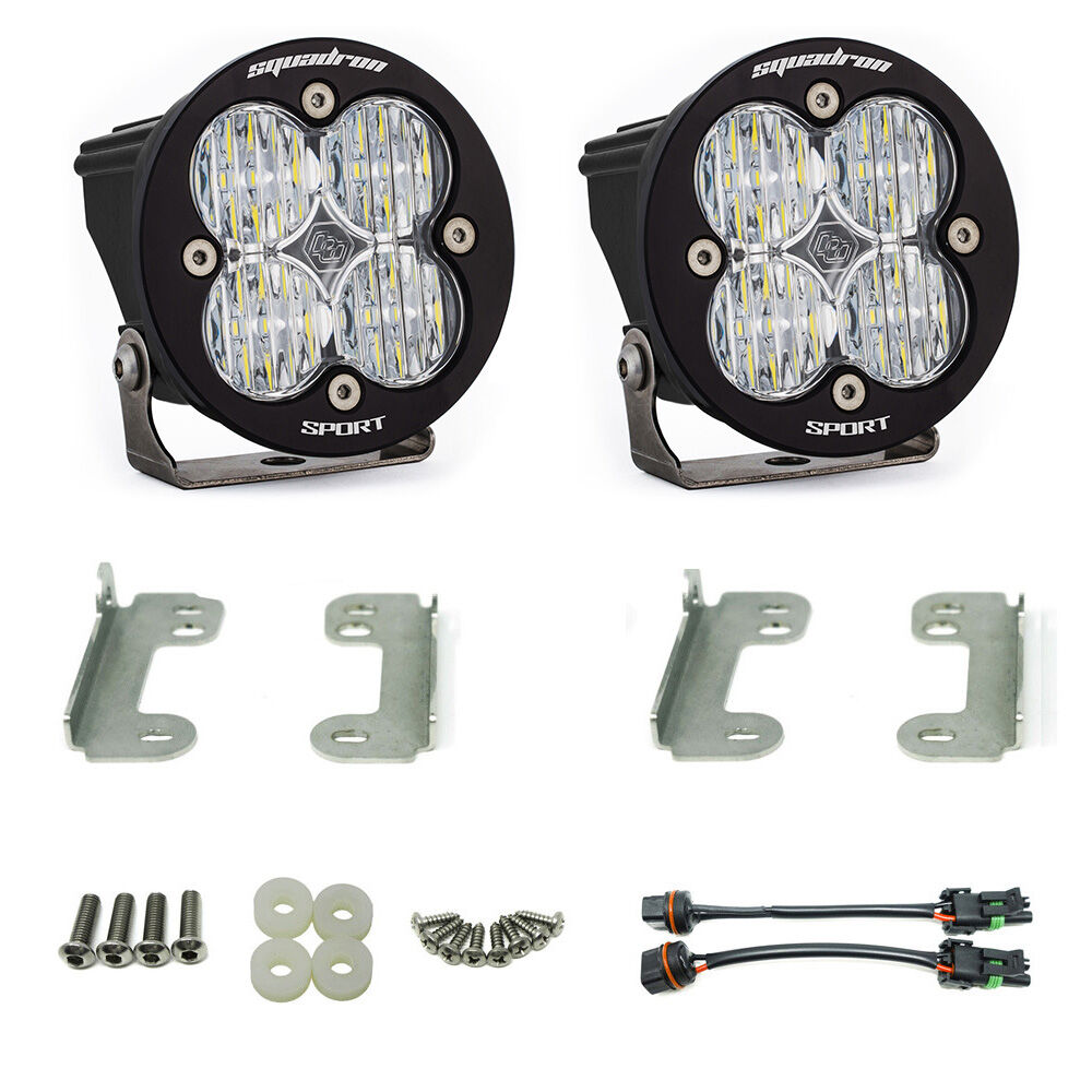Jeep JK Fog Pocket Kit 07-17 Wrangler JK Squadron R Sport by Baja Designs - 587503