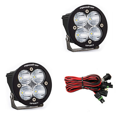 LED Light Pods Clear Lens Spot Pair Squadron R Sport by Baja Designs - 587801