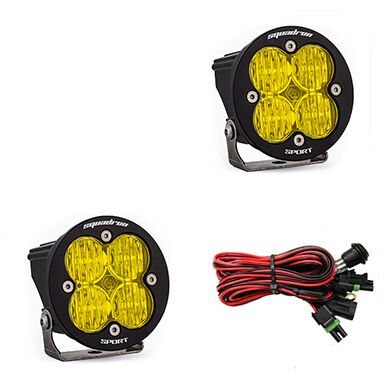 LED Light Pods Baja Amber Lens Wide Cornering Pair Squadron R Sport by Baja Designs - 587815