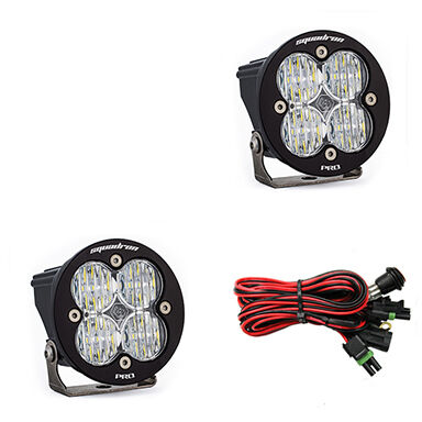 LED Light Pods Clear Lens Wide Cornering Pair Squadron R Pro by Baja Designs - 597805