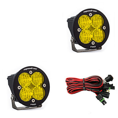 LED Light Pods Baja Amber Lens Wide Cornering Pair Squadron R Pro by Baja Designs - 597815