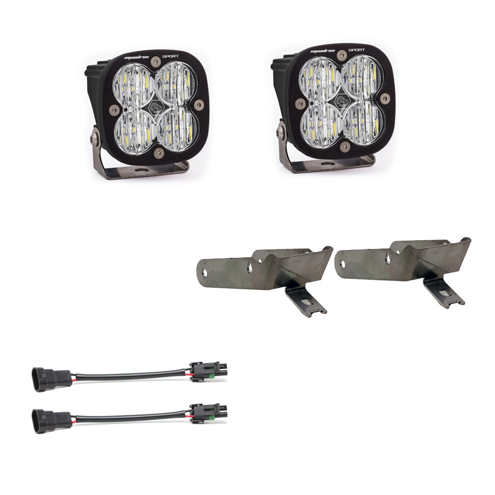 Super Duty Fog Lights Squadron Sport Super Duty 99-10 Super Duty Fog Pocket Kit by Baja Designs - 630817