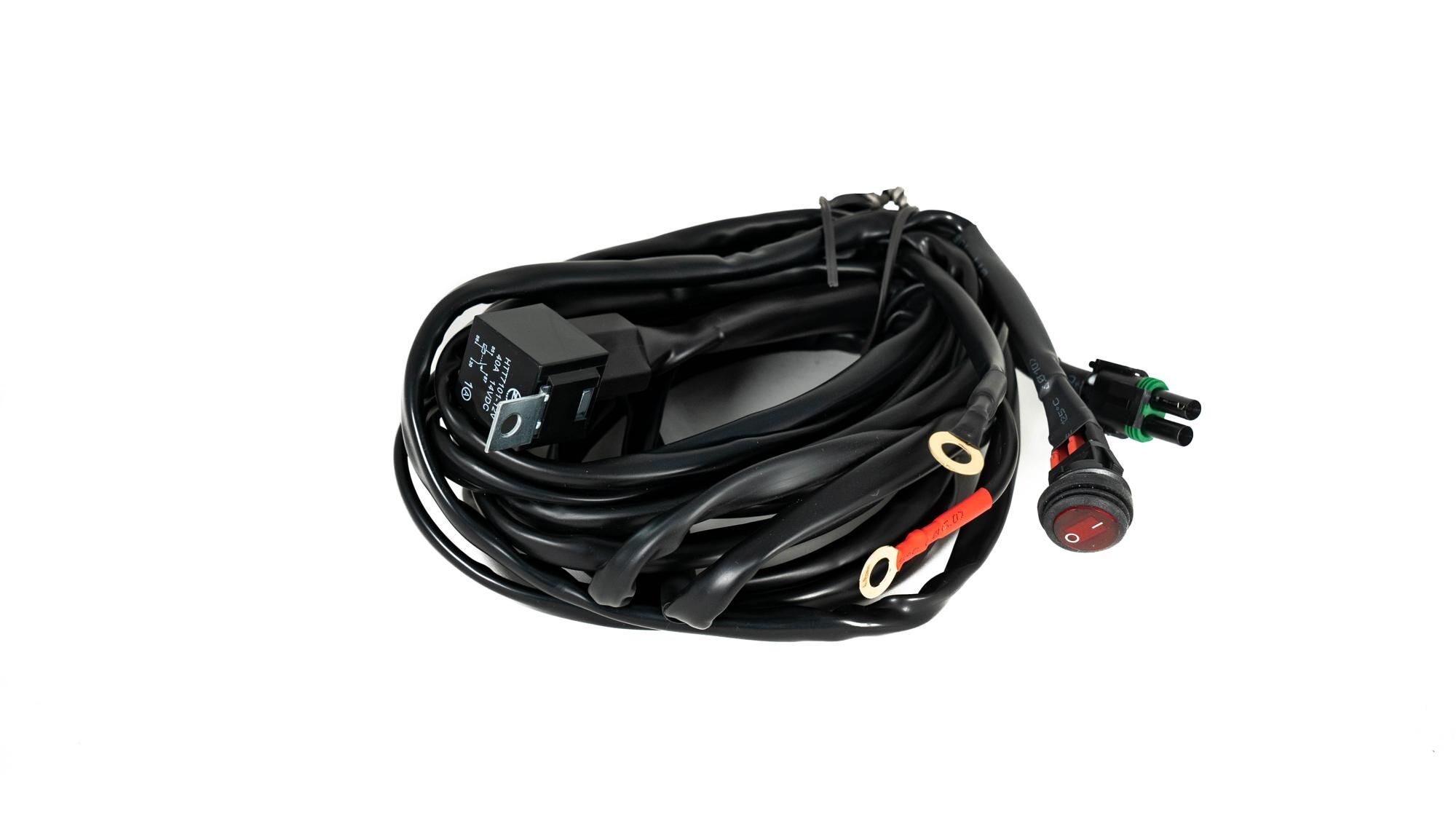 Squadron/S2/S1 On/Off 2-Pin Single Light Wiring Harness by Baja Designs - 64-0139