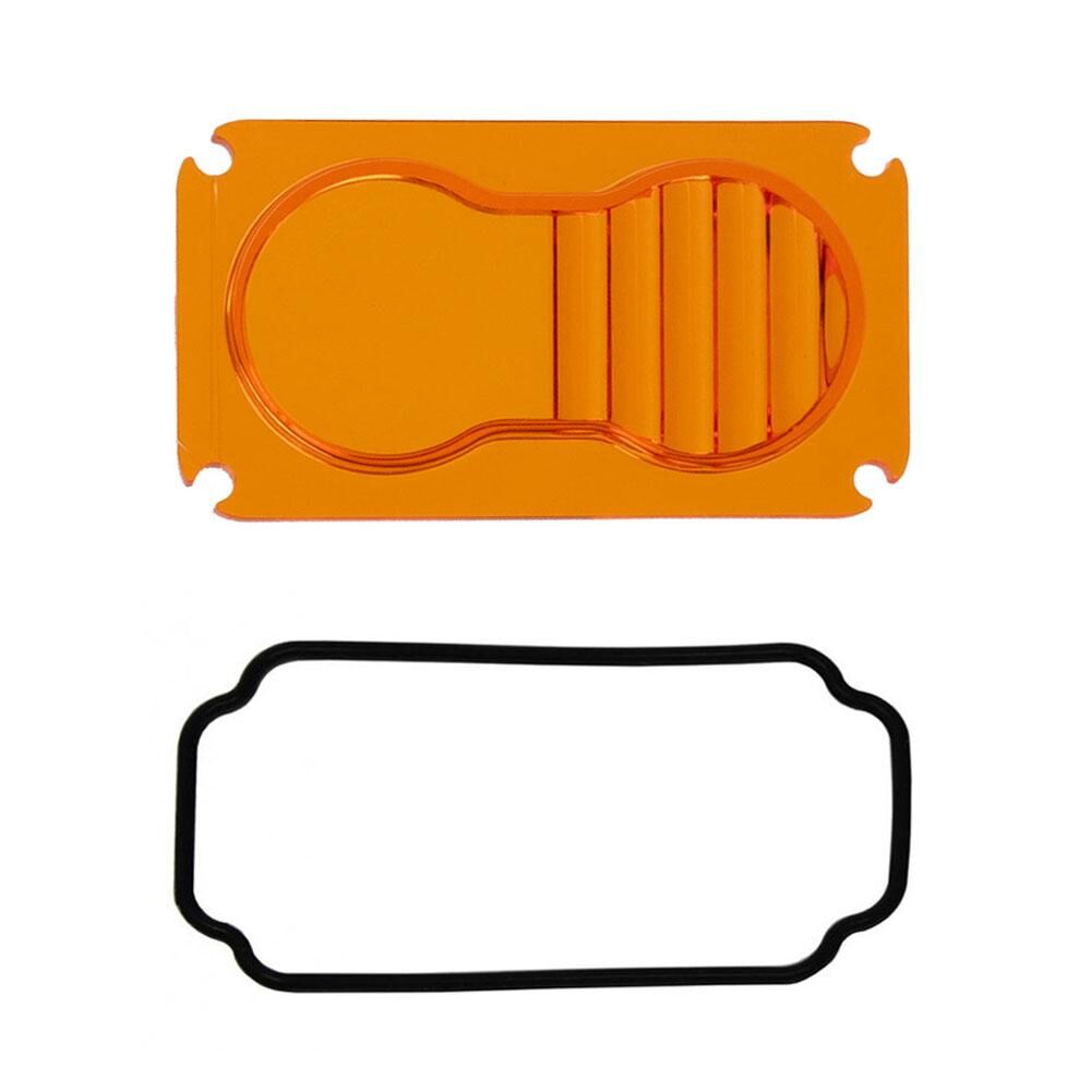 S2 Light Pod Lens Kit (Driving/Combo; Factory Amber) by Baja Designs - 660132