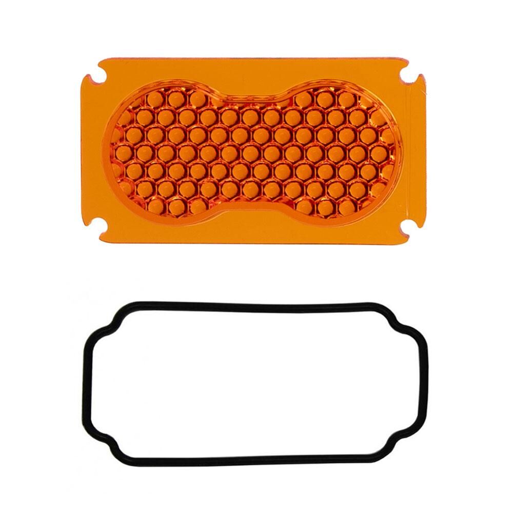 S2 Light Pod Lens Kit (Work/Scene; Factory Amber) by Baja Designs - 660134