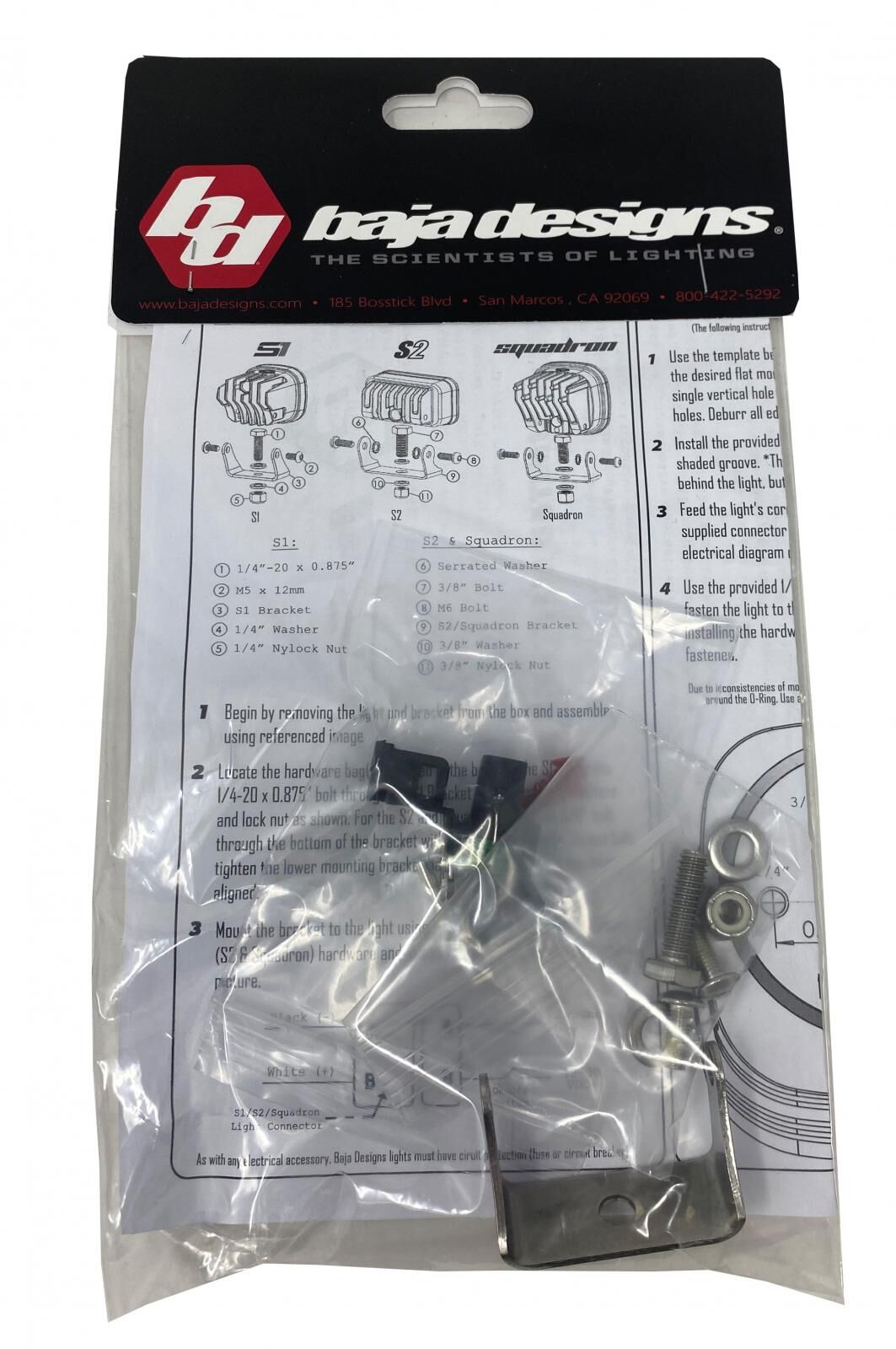 Parts Bag S1 Single by Baja Designs - 660309