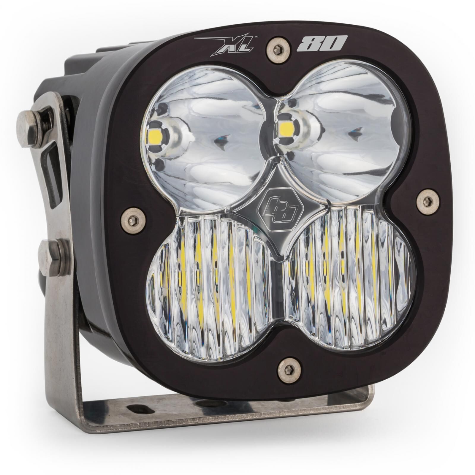 LED Light Pods Clear Lens Spot Each XL80 Driving/Combo by Baja Designs - 670003