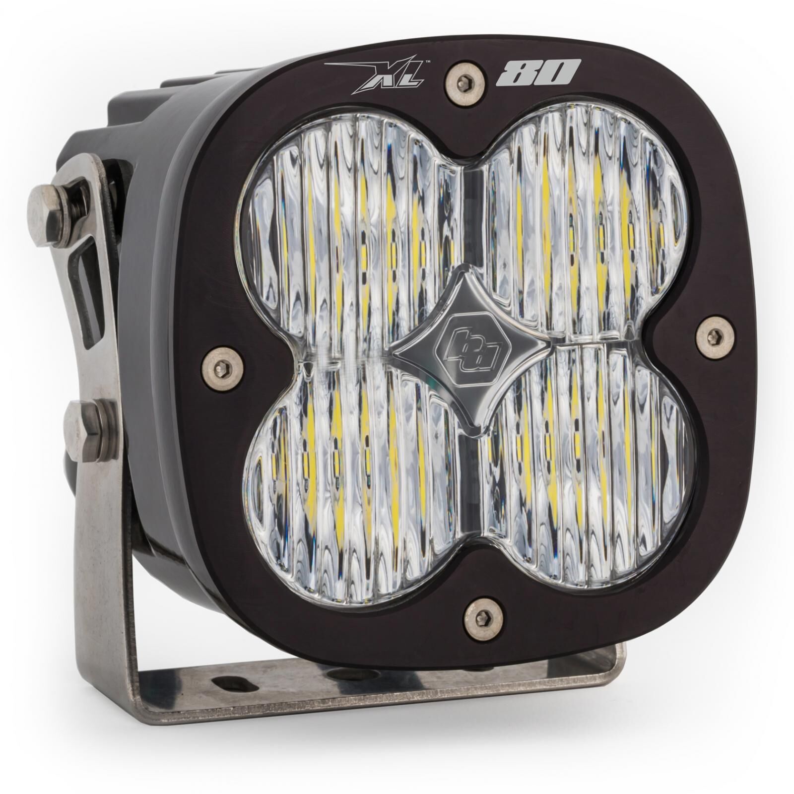 LED Light Pods Clear Lens Spot Each XL80 Wide Cornering by Baja Designs - 670005