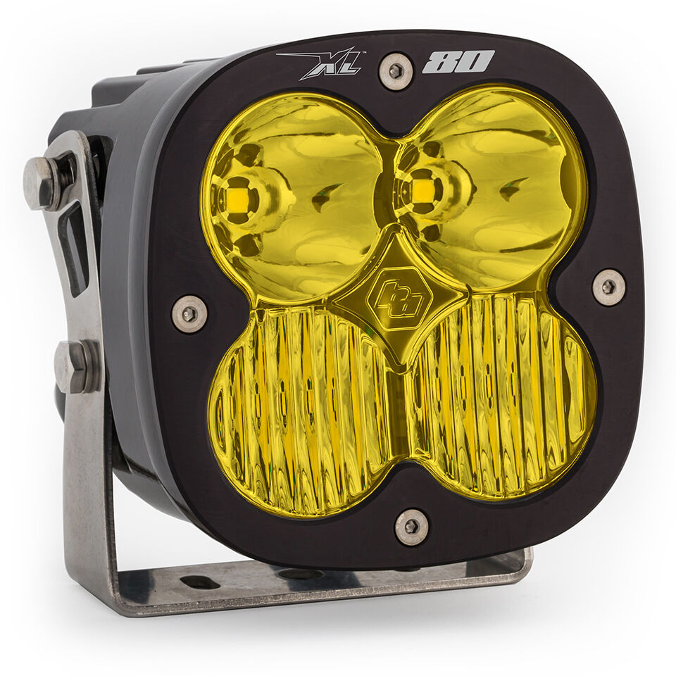 LED Light Pods Baja Amber Lens Spot Each XL80 Driving/Combo by Baja Designs - 670013