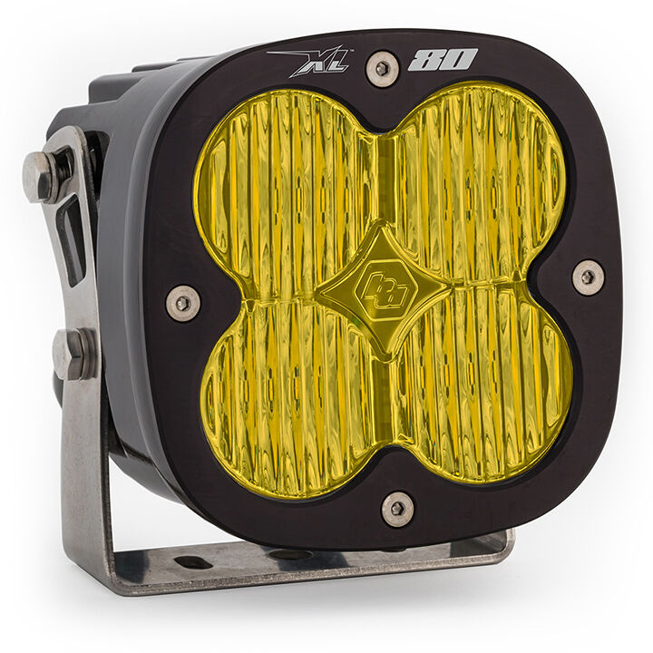 LED Light Pods Baja Amber Lens Spot Each XL80 Wide Cornering by Baja Designs - 670015