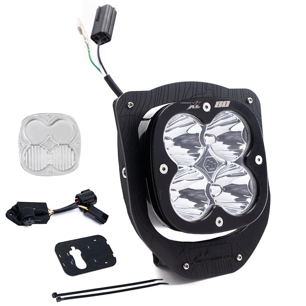 Husqvar XL80 D/C Headlight Kit w/ Dimmer 2024 FE350W FE 501W FE 450 Spot Clear - 677107