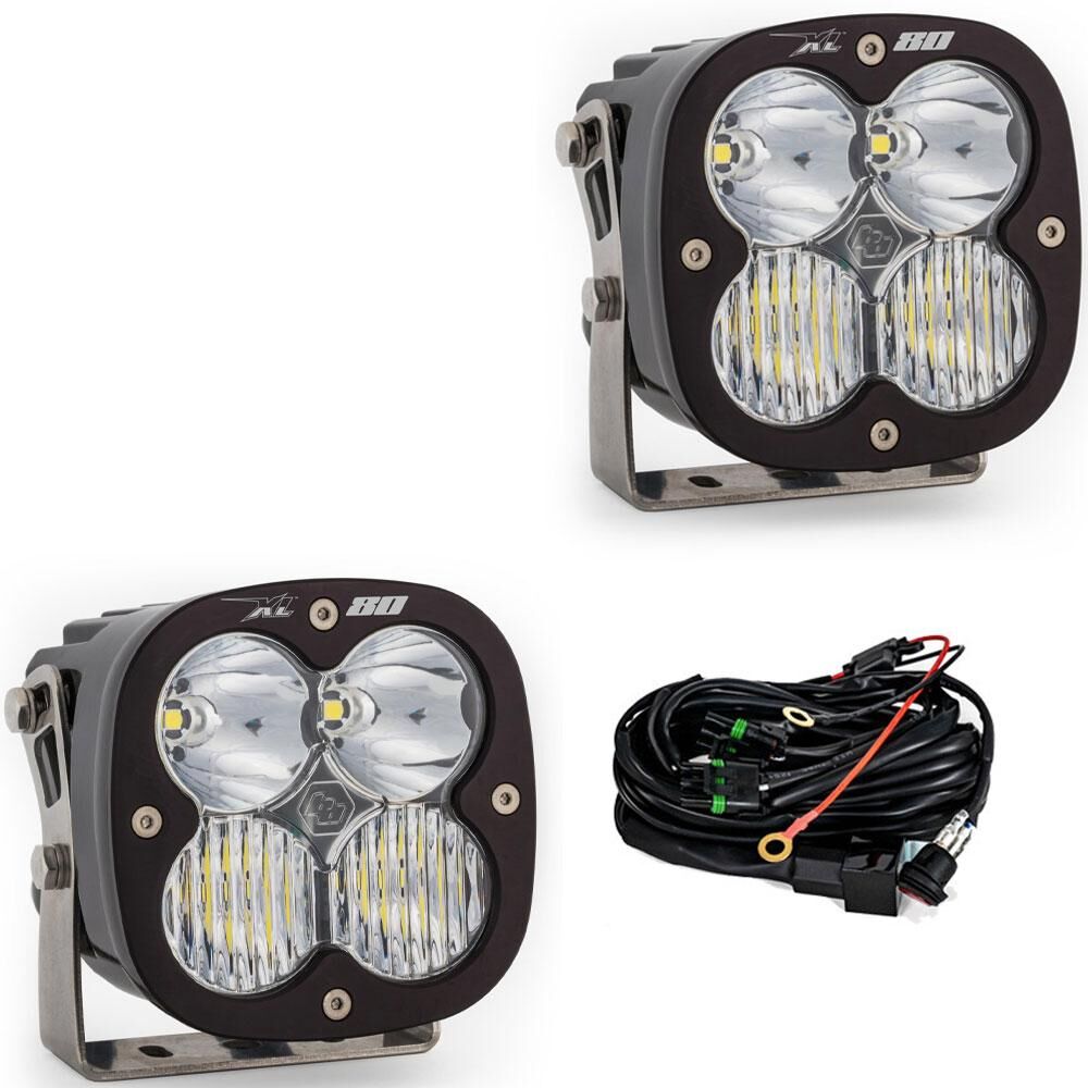 LED Light Pods Driving Combo Pattern Pair XL80 Series by Baja Designs - 677803