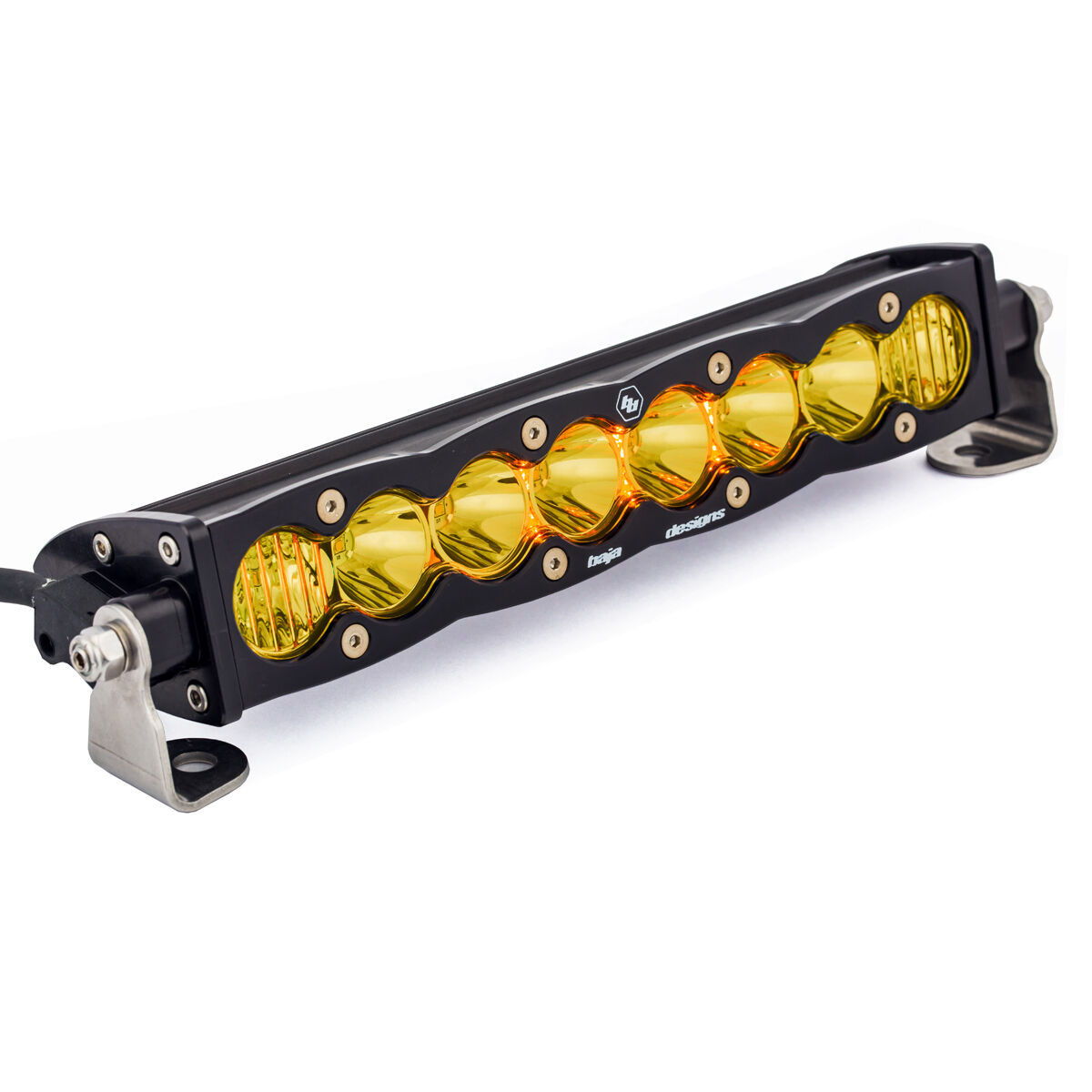 10 Inch LED Light Bar Driving Combo Baja Amber Lens Pattern S8 Series by Baja Designs - 701013