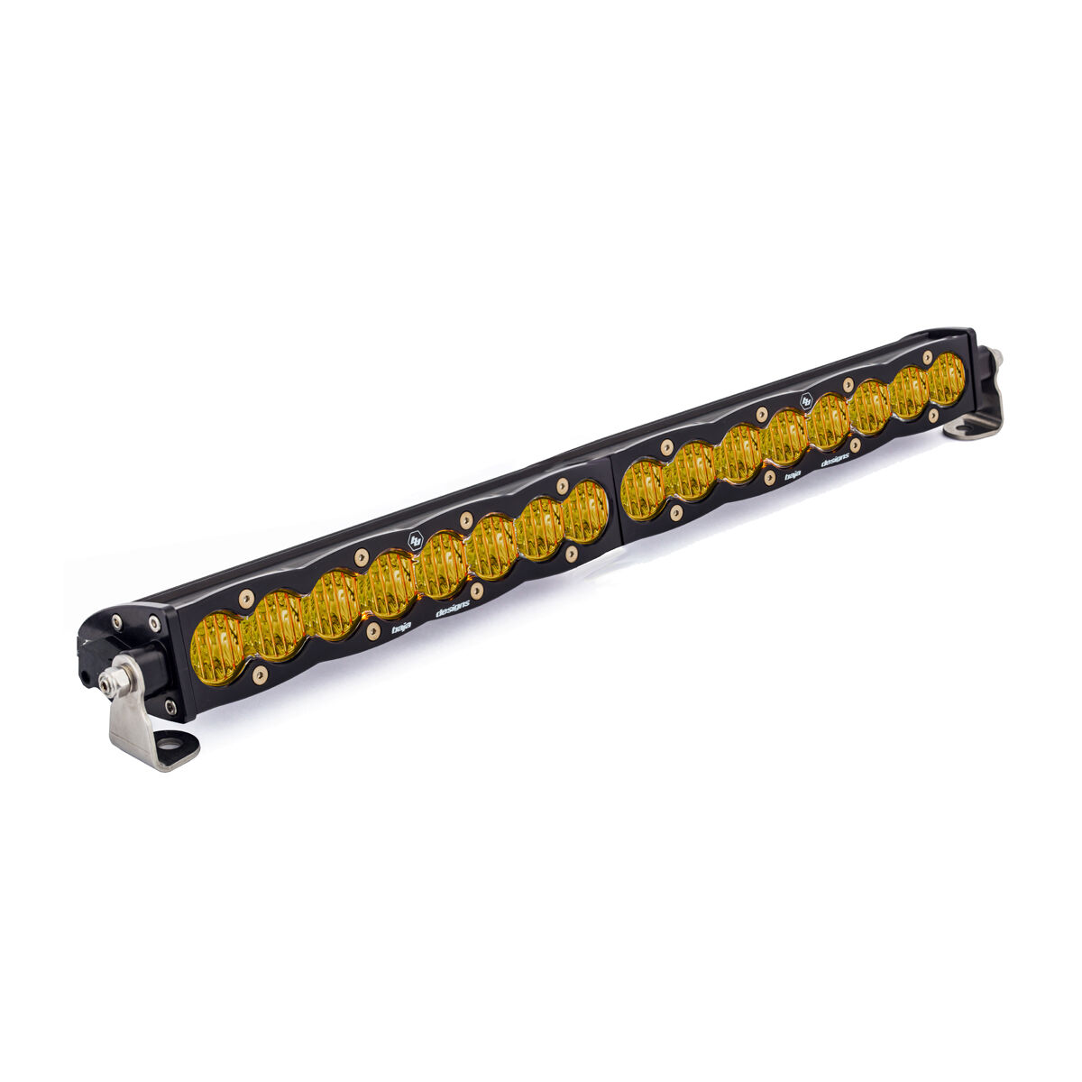 20 Inch LED Light Bar Single Baja Amber Straight Wide Driving Pattern S8 Series by Baja Designs - 702014
