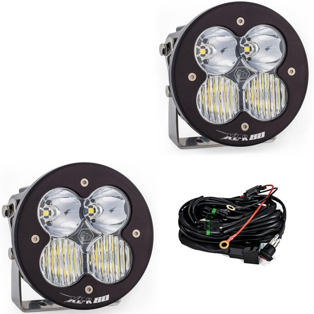 LED Light Pods Driving Combo Pattern Pair XL R 80 Series by Baja Designs - 767803