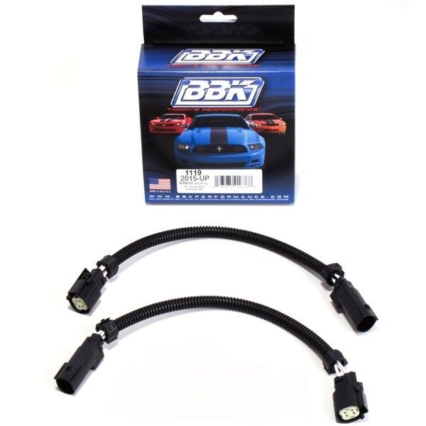 2018-2022 Ford Mustang GT Front O2 Sensor Extensions 18 In. by BBK Performance - 1121