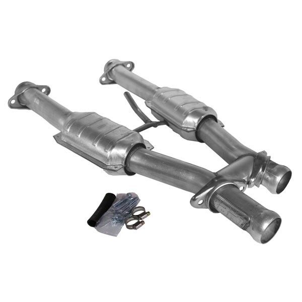 1979-1993 Ford Mustang 5.0L 2.5 In. Short Catted H-Pipe by BBK Performance