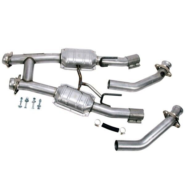 1986-1993 Ford Mustang 5.0L 2-1/2 In. Catted H-Pipe by BBK Performance - 1521