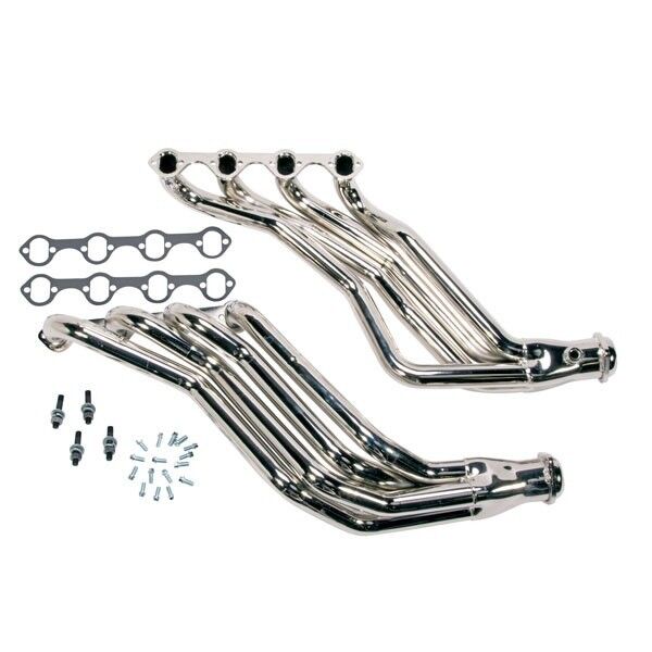 1986-1993 Ford Mustang 1-3/4 In. Long Tube 351 Swap Headers - Chrome by BBK Performance - 1569
