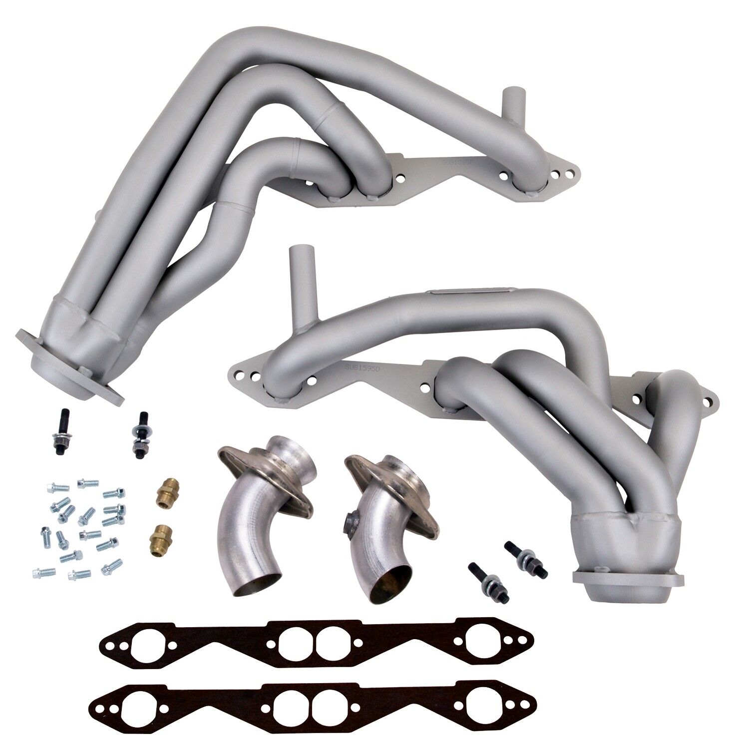 1993-1996 Chevrolet Impala SS 1-5/8 In. Shorty Headers - Titanium Ceramic by BBK Performance - 1595