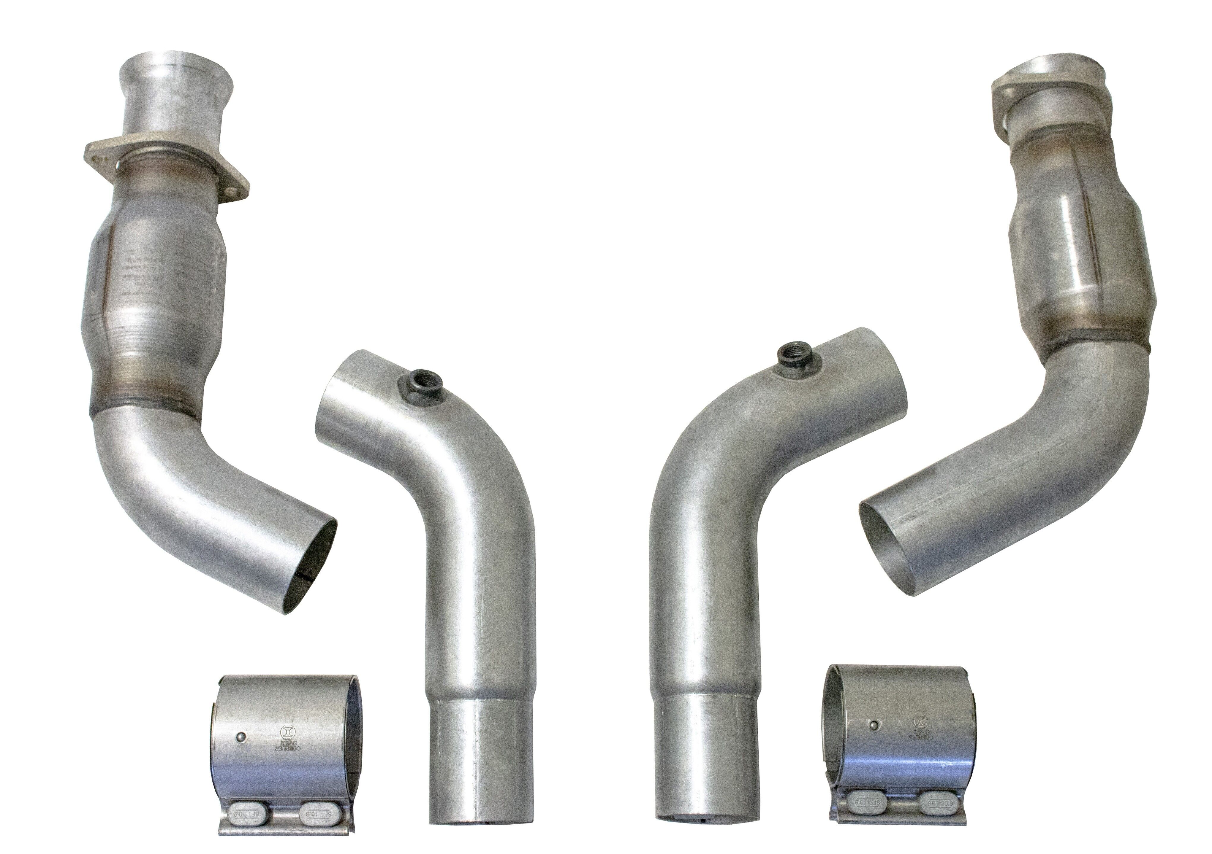 2005-2022 Dodge 6.1L/6.4L Short Mid Pipe With Cats by BBK Performance