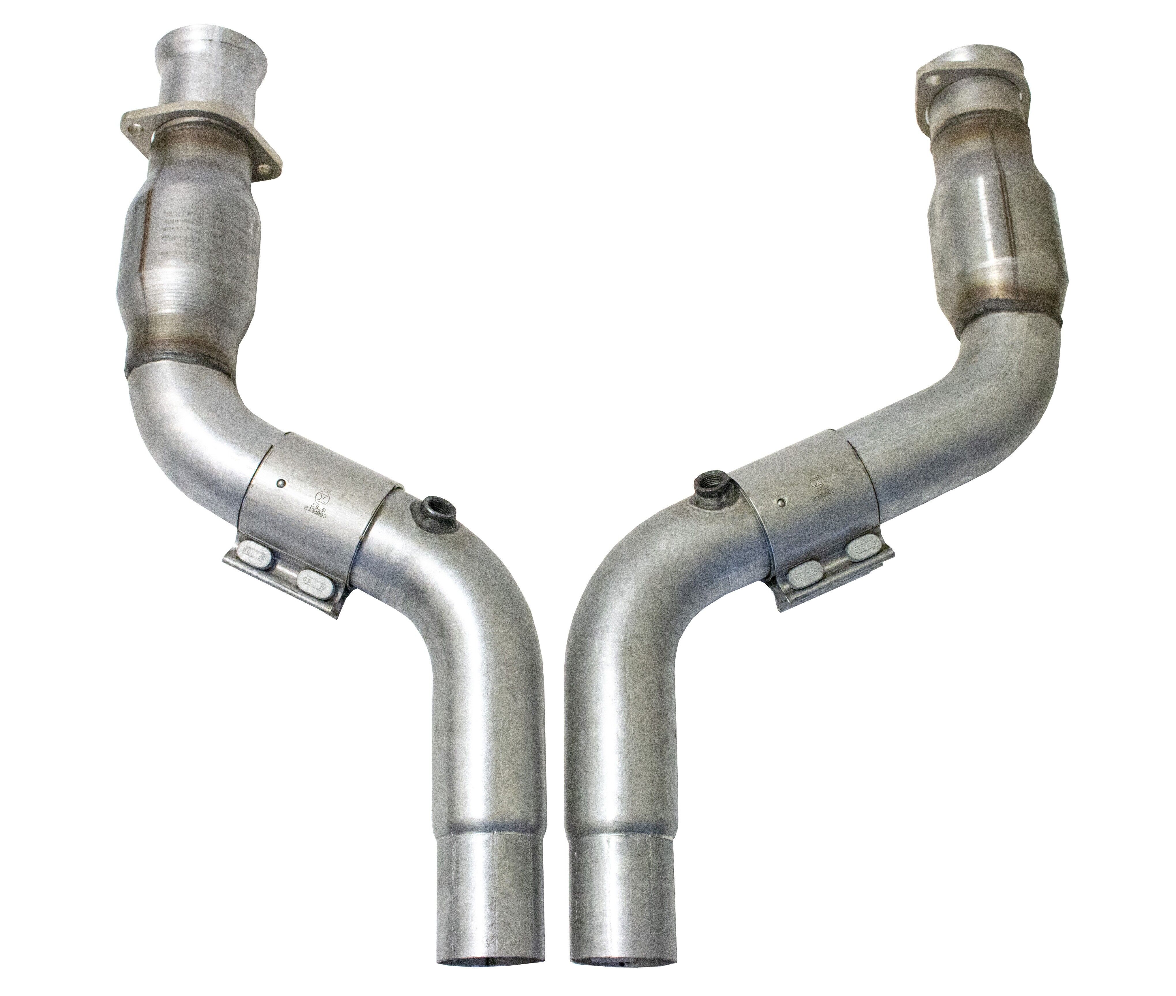 2005-2022 Dodge 6.1L/6.4L Short Mid Pipe With Cats by BBK Performance - 16481