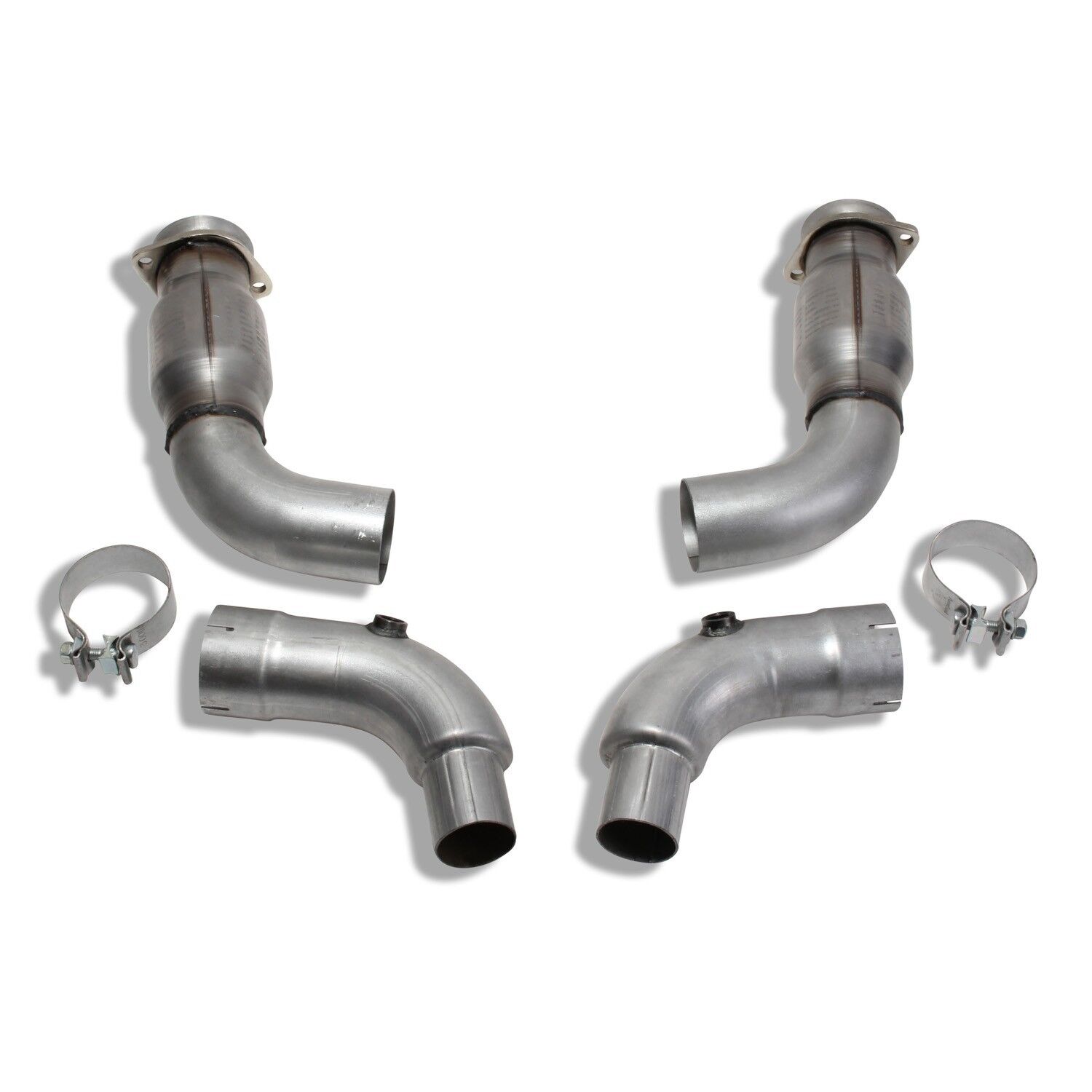 2015-2022 Ford Mustang GT 3 In. Catted Mid Pipe Kit by BBK Performance