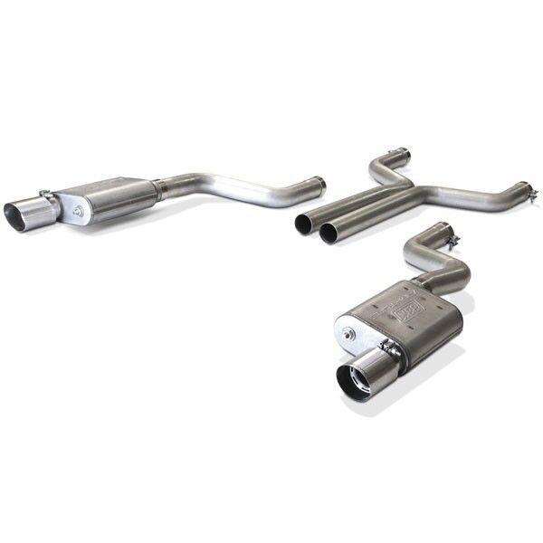 2015-2017 Ford Mustang GT Varitune Complete Cat Back Exhaust Kit W/ Resonator Delete by BBK Performance - 30065