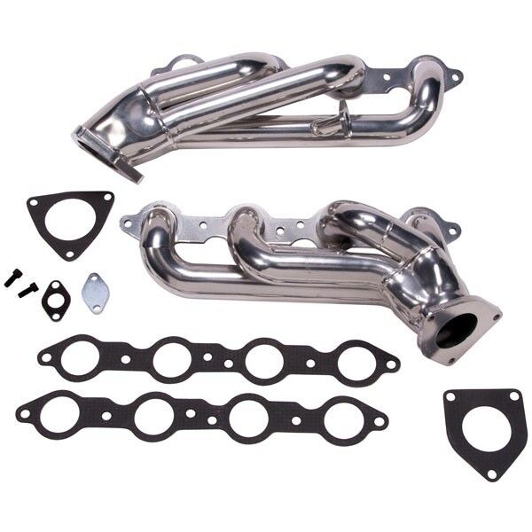 1999-2013 Gm Truck/Suv 6.0L 1-3/4 In. Shorty Headers - Ceramic by BBK Performance - 40060