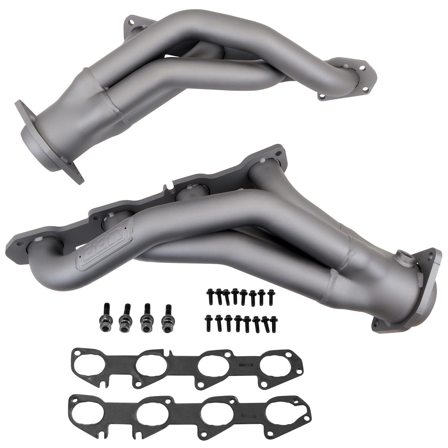 2011-2022 Dodge Challenger/Charger 6.4L/6.2L Hemi Shorty Headers 1-7/8 In. - Titanium Ceramic by BBK Performance - 4019