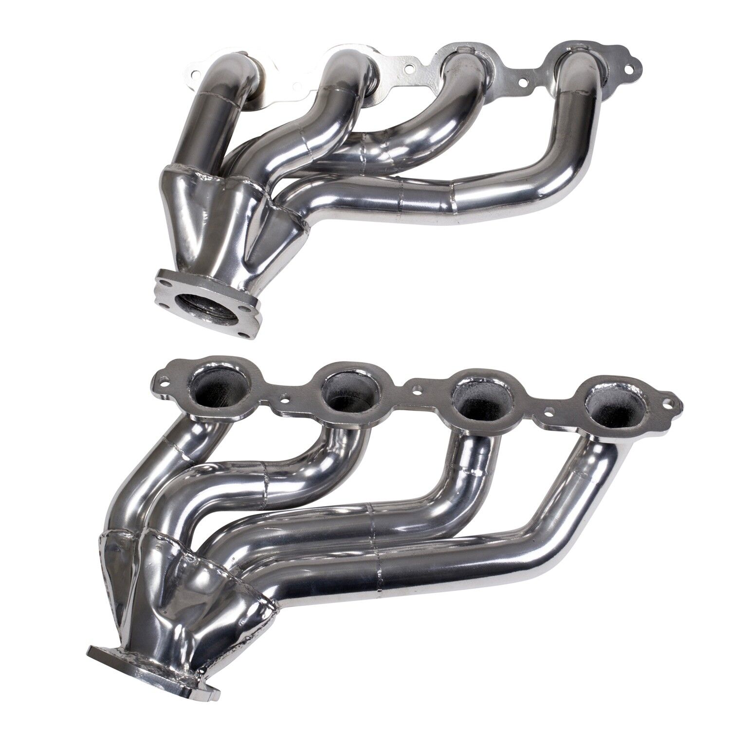 2016-2022 Chevrolet Camaro SS LT1 6.2L 1-3/4 In. Shorty Headers - Chrome by BBK Performance - 4043