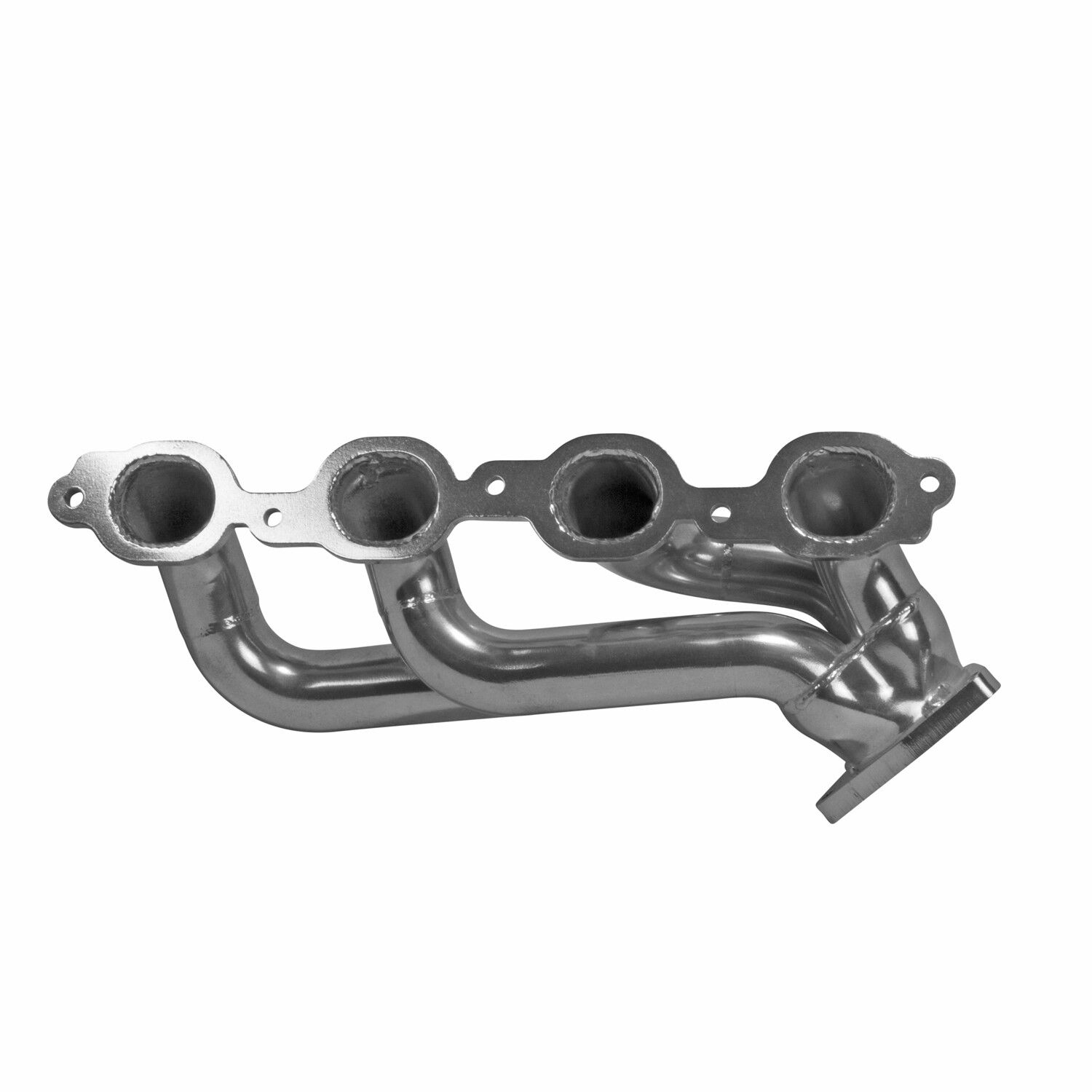 2014-2018 Gm Truck 5.3L 6.2L 1-3/4 In. Shorty Headers - Polished Silver Ceramic by BBK Performance