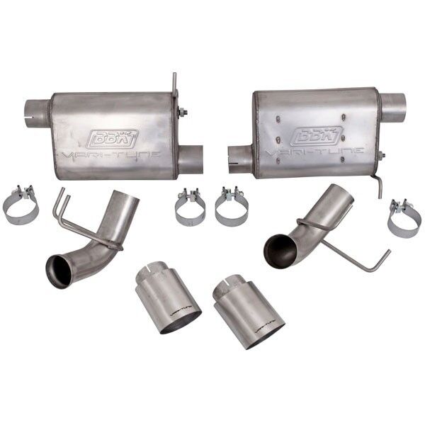 2011-2014 Ford Mustang GT Varitune Axle Back Stainless by BBK Performance