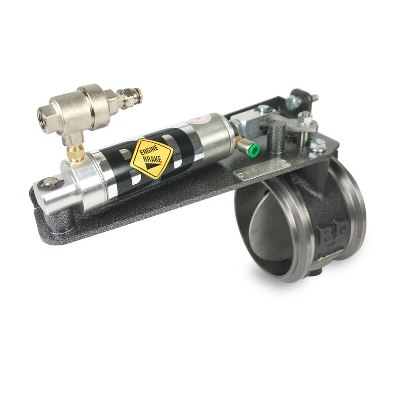 Exhaust Brake 2003-2005 Dodge Air Actuated Remote Mount Valve 4in Exhaust c/w Air Compressor by BD Diesel
