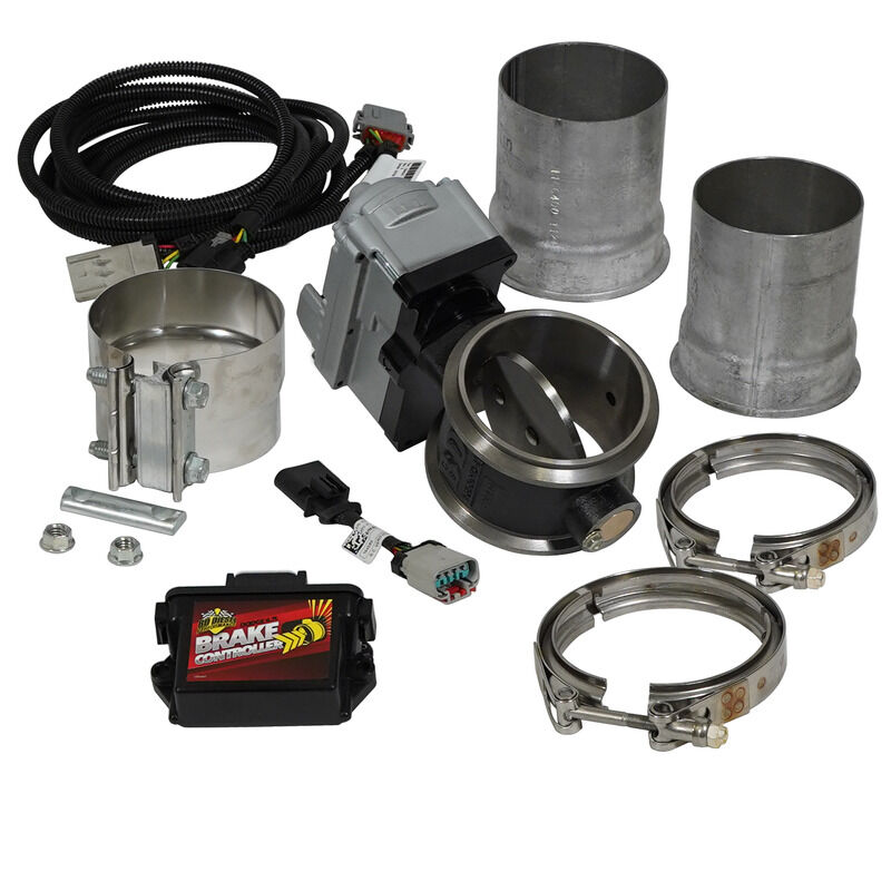 Electronic Exhaust Brake 4.0 Inch Exhaust System RAM 2500/3500 6.7L Cummins 2013-2024 by BD Diesel - 1027348