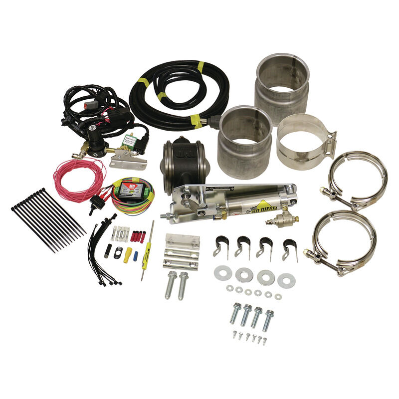 Exhaust Brake Universal 5.0 Inch Remote Mount Air Actuated by BD Diesel - 1028050