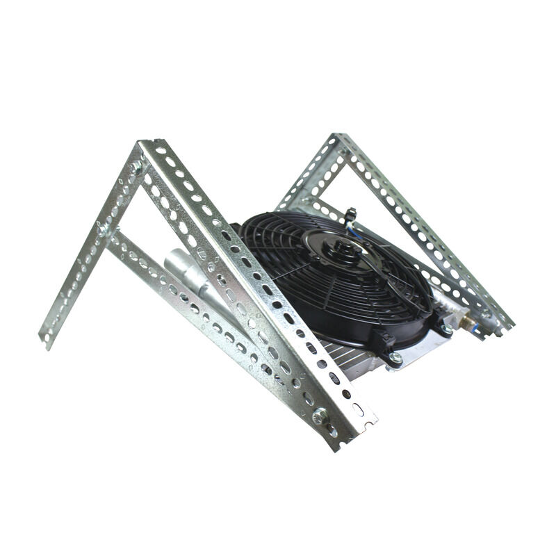 Xtrude Tranmission Cooler with Fan Complete Kit for 1/2in Lines Dodge/Ford by BD Diesel