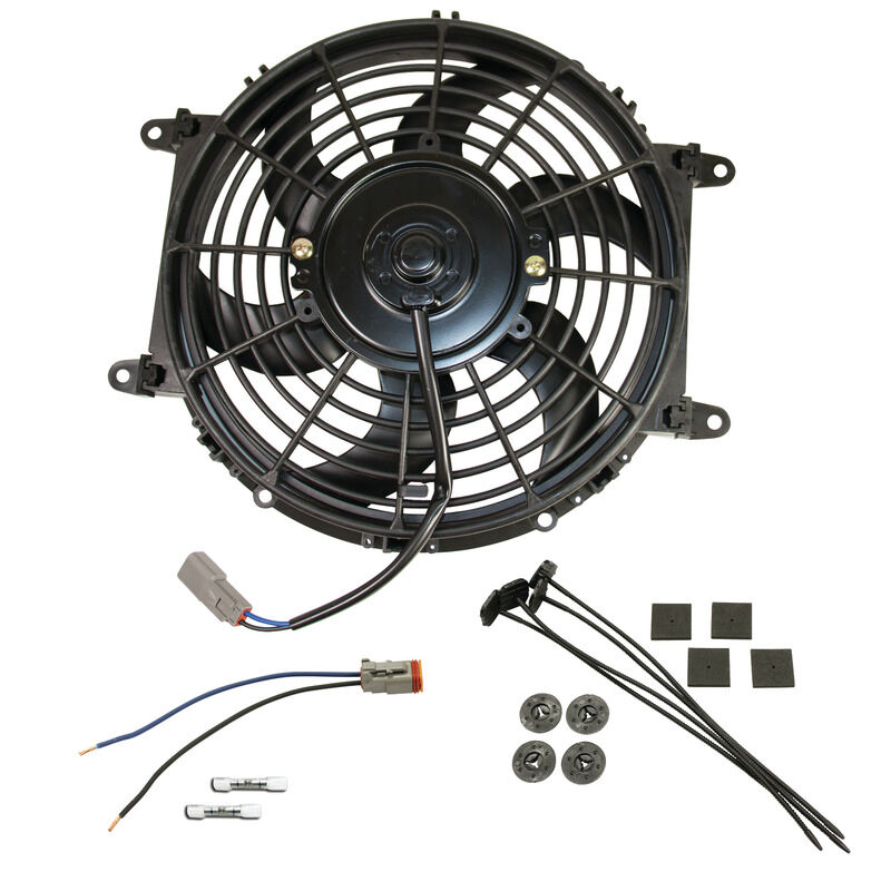 Universal Electric Cooling Fan Kit 80-watt 10 Inch 800 CFM c/w Universial Mounting Kit by BD Diesel - 1030607